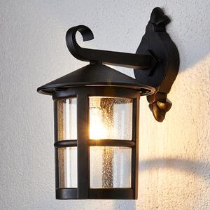 Aplică de perete Lindby Florentine, 35 cm, culoare rugină, aluminiu, IP44