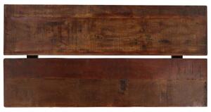 Masă de bar, maro închis, 150x70x107 cm, lemn masiv reciclat
