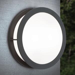 ORION Aplică de exterior Henry, Ø 30cm antracit, reglabil, Negru, Metal, Modern
