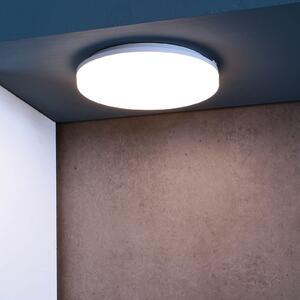 Deko-Light Plafonieră de exterior Altais Motion LED, 18 W, Ø 28 cm, Alb, Hol, Plastic