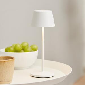 LOOM DESIGN Lampă de masă reîncărcabilă cu LED Modi Micro, IP65, alb