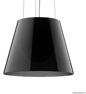 FLOS KTribe S2 lampă suspendată, gri fum, reglabil, Gri, Camera de zi / sufragerie, Plastic, Design
