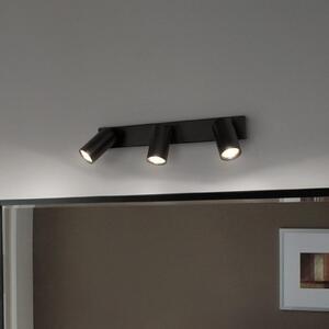 LEDVANCE Octagon Spot LED cu LED-uri, reglabil, cu trei becuri, negru