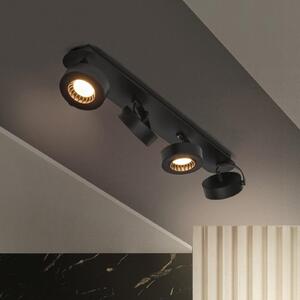 LEDVANCE Venus LED plafonieră cu LED-uri, 3.000 K, 3 lumini, negru