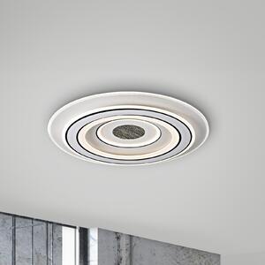 JUST LIGHT. GmbH DOAR LUMINĂ. Plafonieră cu LED Tolago, Ø 40 cm, CCT, reglabilă, reglabil, Alb, Camera de zi / sufragerie, Plastic, Modern