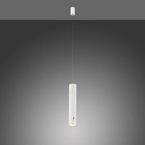 JUST LIGHT. Atașați lampă suspendată LED reîncărcabilă, albă, fier