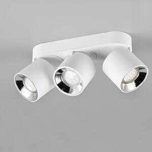 Trio Lighting Guayana plafonieră GU10 3 becuri alb, Alb, Camera de zi / sufragerie, Metal, Modern, Plafon cu flacără multiplă