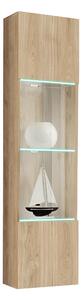 Vitrină de perete Ferryhill HJ FY 42 (Stejar jackson hickory) (cu iluminat). 1124170