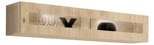 Vitrină de perete Ferryhill HJ FY 51 (Stejar jackson hickory) (cu iluminat). 1124172