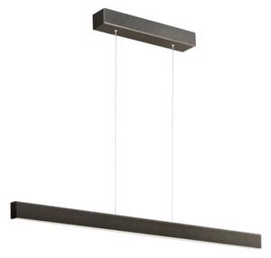 Suspensie cu LED Broll, antracit, oțel, lungime 100 cm