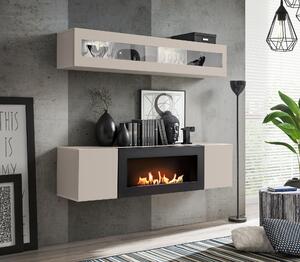 Mobilier living Ferryhill CC FY N2 (Cashmir) (cu iluminat) (cu bioșemineu). 1124195