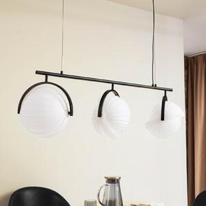 Lucande lampă suspendată Helva, alb, 3 becuri, 108 cm, rotativă