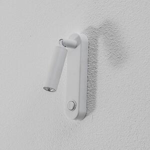 TK Lighting Aplică de perete Enzo Long, alb, metal, 22 cm, reglabilă, G9, Alb, Camera de zi / sufragerie, Metal, Modern