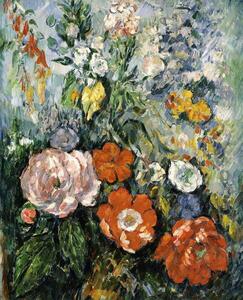 Reproducere Bouquet of Flowers, Cezanne, Paul