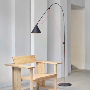 Midgard AYNO L lampadar negru/portocaliu 2.700K