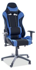 Scaun gaming VIPER, albastru/negru , 70x49x135 cm