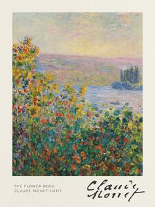 Artă imprimată The Flower Beds - Claude Monet, (30 x 40 cm)
