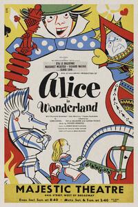 Artă imprimată Alice in Wonderland, 1947 (Vintage Theatre Production), (26.7 x 40 cm)