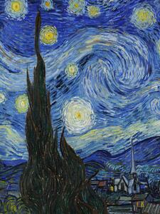 Artă imprimată The Starry Night (Portrait Edition) - Vincent van Gogh, (30 x 40 cm)
