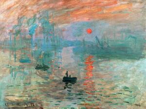 Artă imprimată Impression, Sunrise - Claude Monet, (40 x 30 cm)