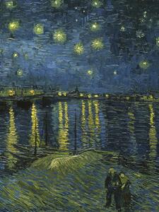 Artă imprimată Starry Night over the Rhone (Portrait Edition) - Vincent van Gogh, (30 x 40 cm)