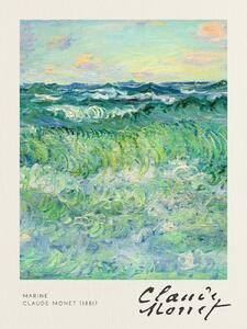 Reproducere Marine - Claude Monet, (30 x 40 cm)
