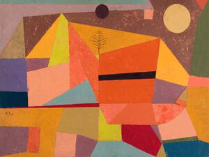 Artă imprimată Joyful Mountain Landscape - Paul Klee, (40 x 30 cm)