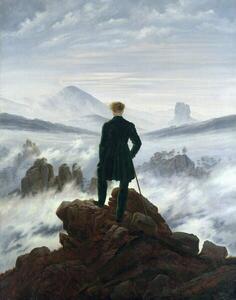 Friedrich, Caspar David - Artă imprimată The Wanderer above the Sea of Fog, 1818, (30 x 40 cm)
