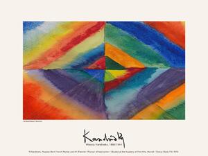 Artă imprimată Colour Study Three (Vintage Abstract) - Wassily Kandinsky, (40 x 30 cm)