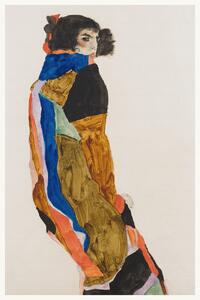 Reproducere Moa (Female Portrait) - Egon Schiele, (26.7 x 40 cm)
