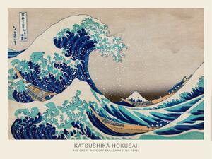 Artă imprimată The Great Wave off Kanagawa (Japanese) - Katsushika Hokusai, (40 x 30 cm)