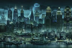 Poster de artă Batman - Night City, (40 x 26.7 cm)