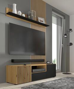 Mobilier living Aurella și (Negru + Stejar artisan). Promo -14%. 1124878