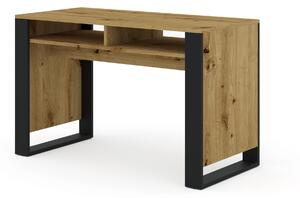 Masă PC Montana (Stejar artisan + Negru). Promo -13%. 1124956