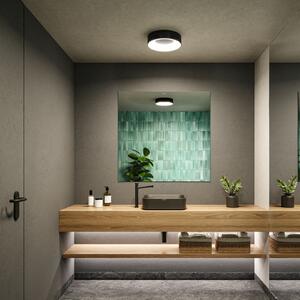 Paulmann HomeSpa Casca plafonieră Ø30cm negru, reglabil, Negru, Baie, Metal, Modern