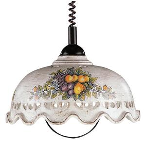 Suspensie Fruta cu abajur ceramic