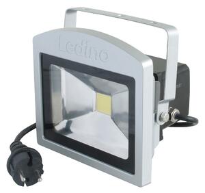 Ledino Spot LED reîncărcabil Benrath 20NB, iluminat de urgență, 19 cm înălțime, Gri, Aluminiu