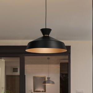 Lampă suspendată Skandina 3682ZW, negru, metal, Ø 40 cm