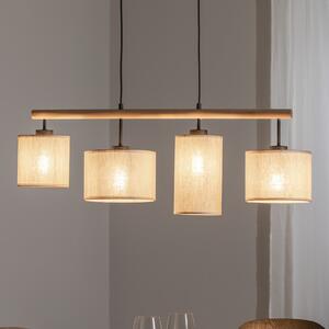 Deva Nature lampă suspendată, 4 becuri, textil