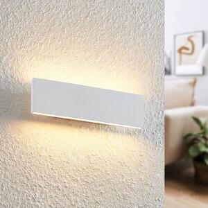 Lindby Ignazia Aplică de perete LED, 28 cm, alb, metal, sus/jos, reglabil, Alb, Camera de zi / sufragerie, Metal, Modern