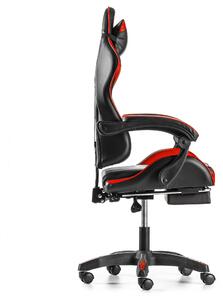 Scaun de gaming negru-rosu, VORTEX