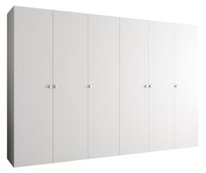 Dulap de haine 300 cm Parna 1 (alb + Argintiu). 1125902