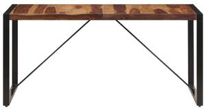 Masă de bucătărie, 160x80x75 cm, lemn masiv de sheesham
