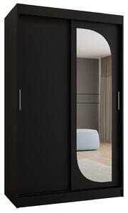 Dulap de haine 120 cm Lulu (Negru). 1125971