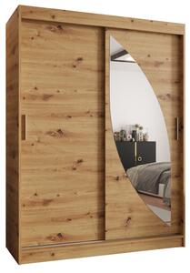 Dulap de haine 150 cm Milain (Stejar artisan). 1125999