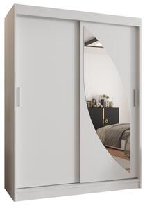 Dulap de haine 150 cm Milain (alb). 1126000