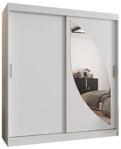 Dulap de haine 180 cm Milain (alb). 1126005