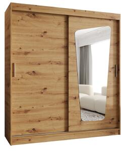Dulap de haine 180 cm Mokka (Stejar artisan). 1126031