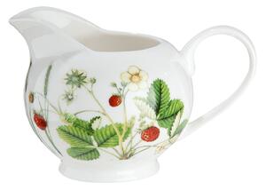 Recipient pentru lapte Wild Flowers, portelan, multicolor, 13.5x8.5x9 cm