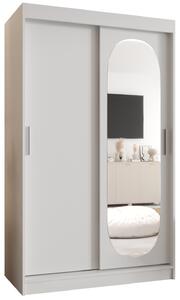 Dulap de haine 120 cm Ronny (alb). 1126048